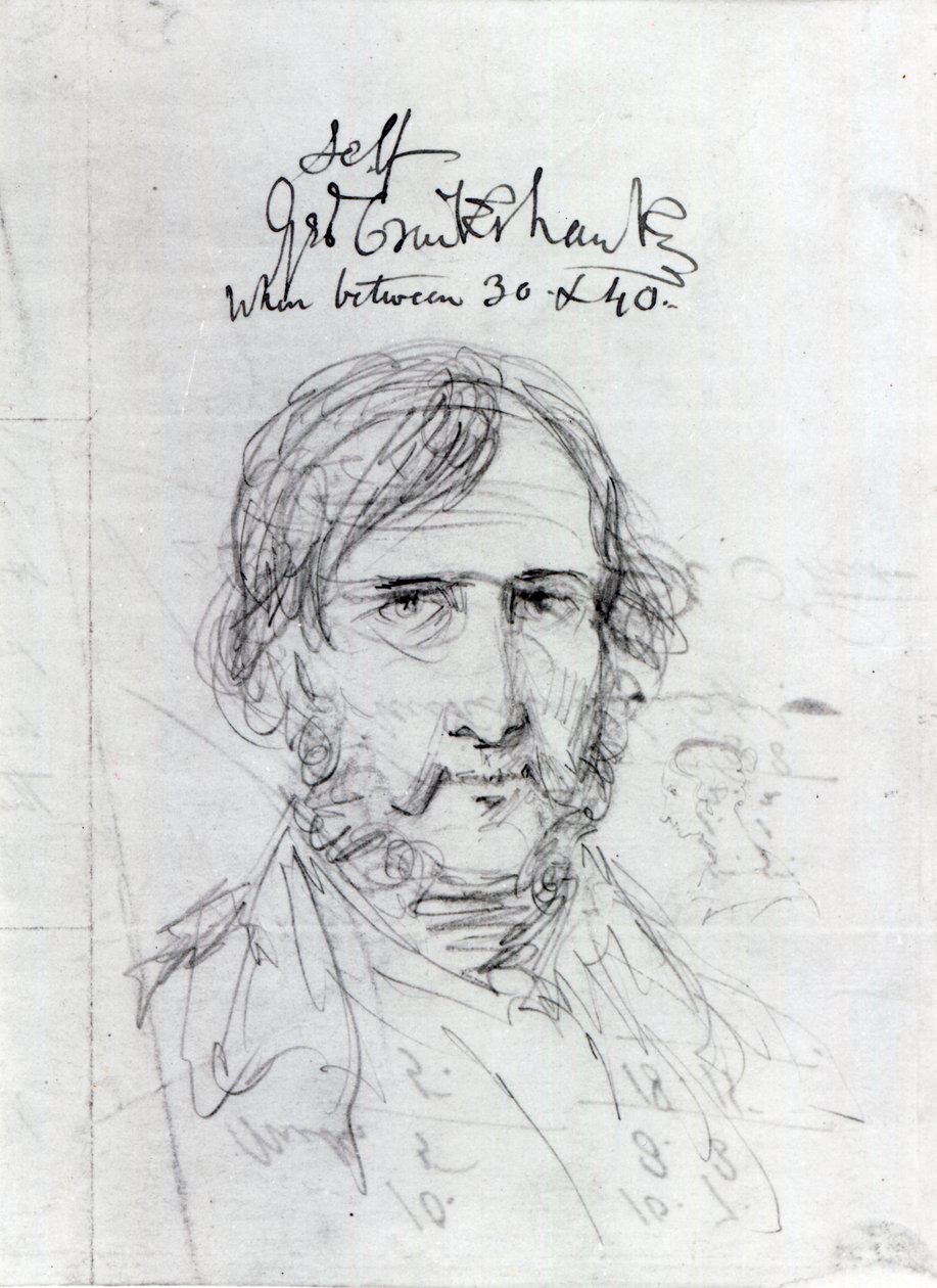Autoportrét od George Cruikshank