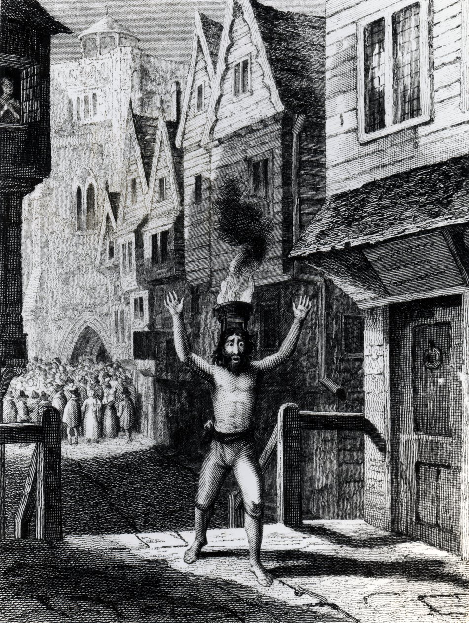 Solomon Eagle, vyryl Davenport, vydal Thomas Tegg and Son, 1835 od George Cruikshank