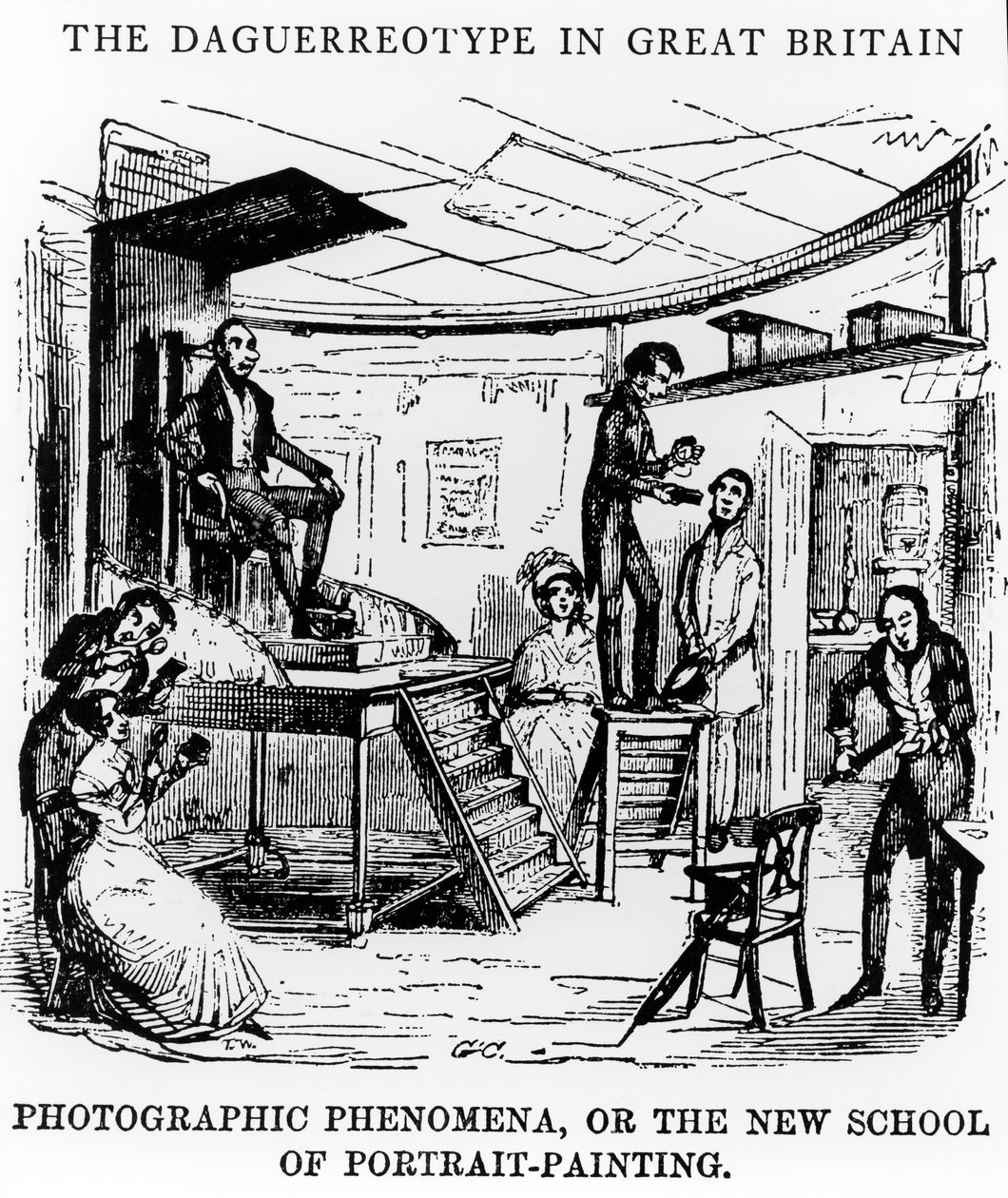 Daguerrotypie ve Velké Británii, 1843 od George Cruikshank