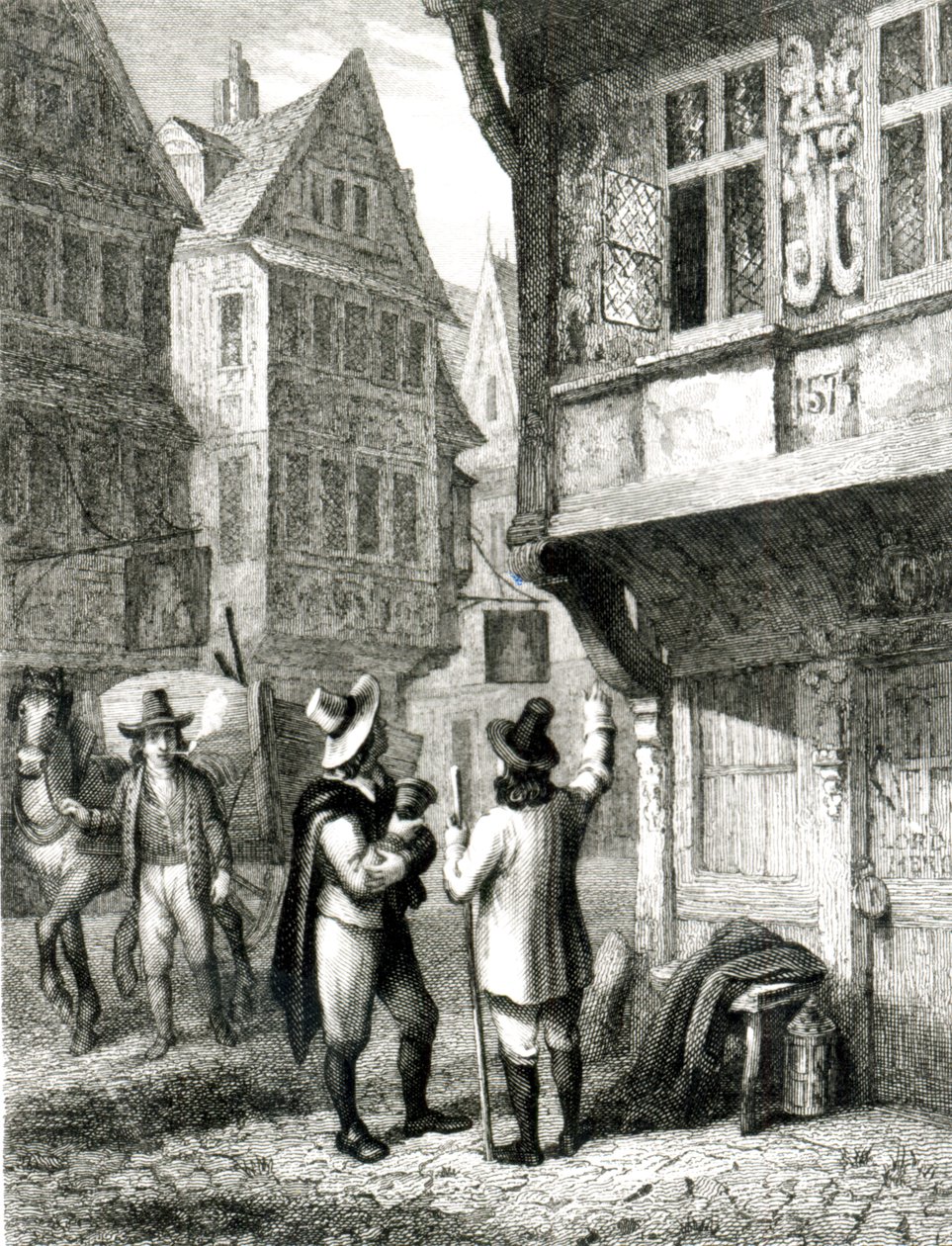 Mrtvý vozík, vyrytý Davenportem, 1. července 1835 od George Cruikshank