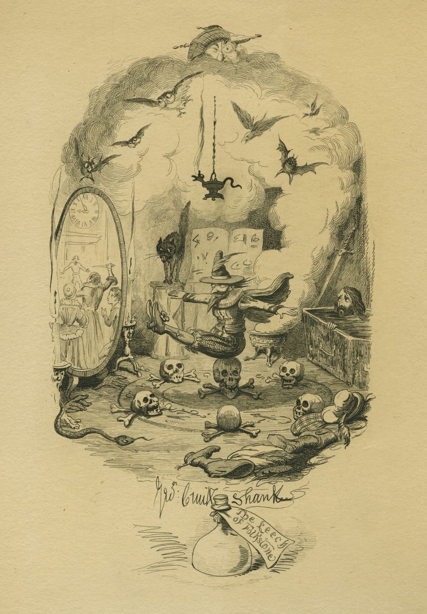 Pijavice z Folkestone od George Cruikshank
