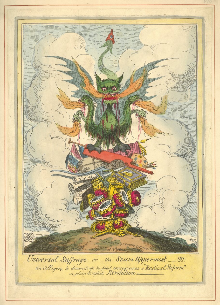 Univerzální volební právo od George Cruikshank