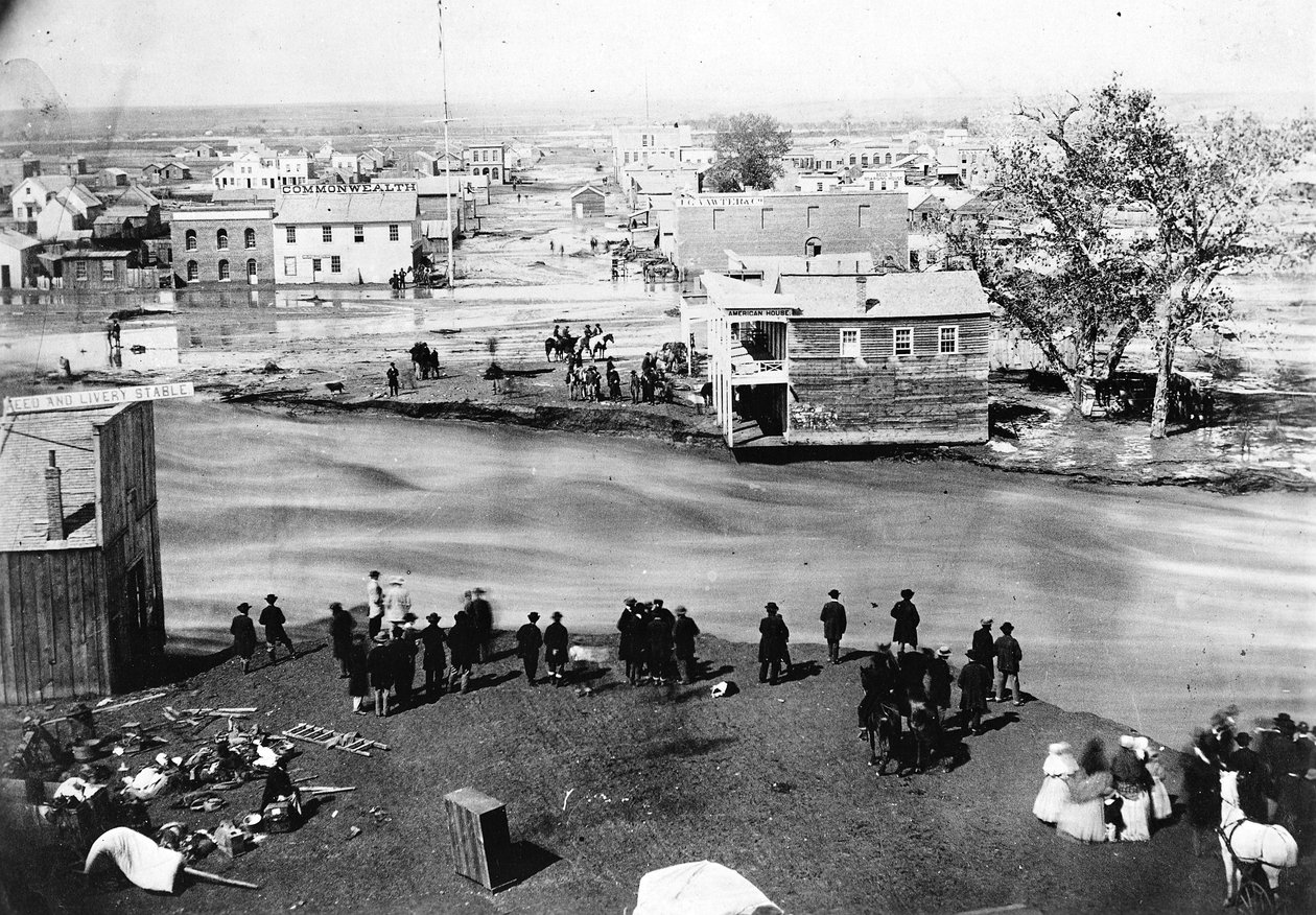 Velká povodeň, Denver, Colorado, 19. května 1864 od George D. Wakely