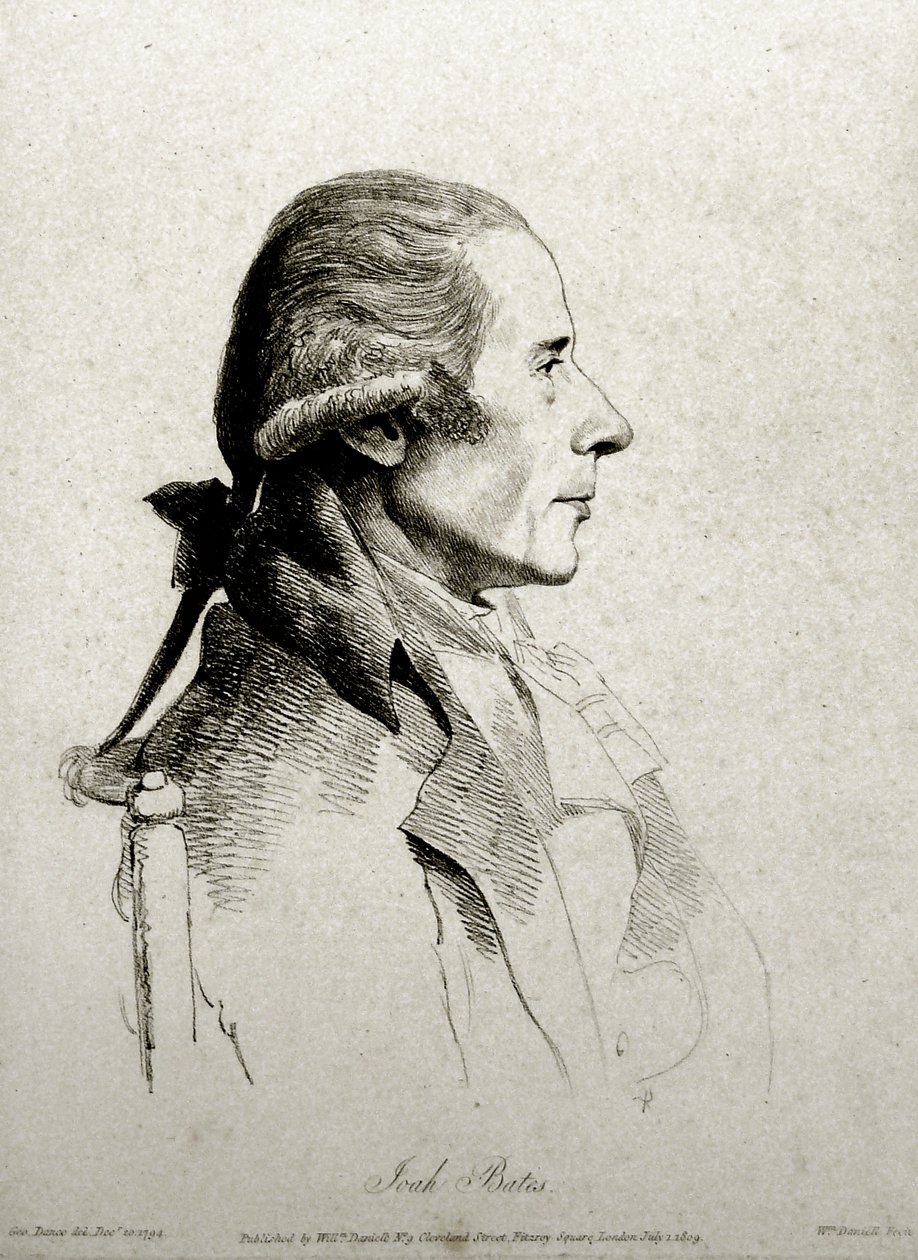 Joah Bates, rytý William Daniell (1769-1837), 1809 (měkký lept) od George Dance