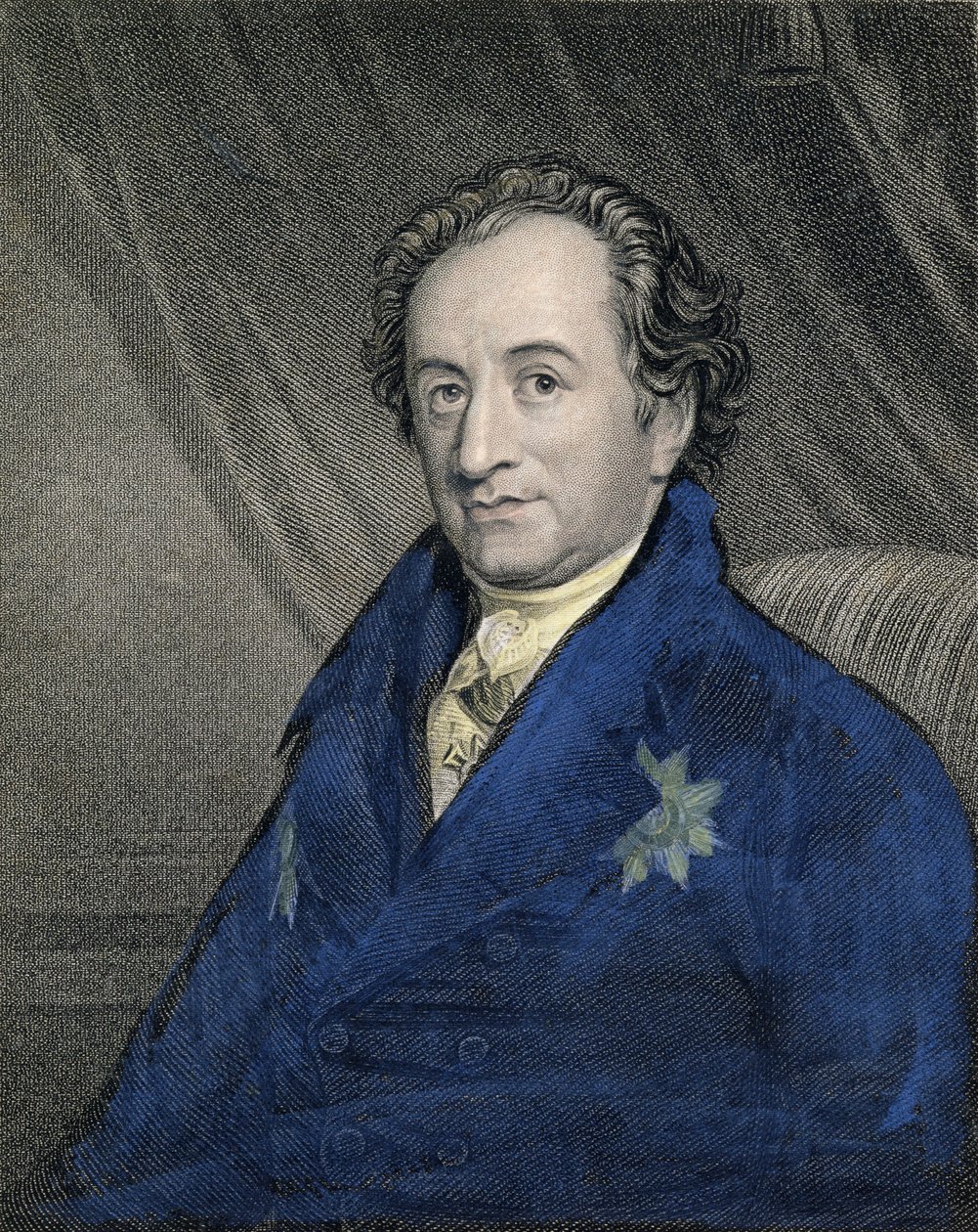 Portrét Johanna Wolfganga von Goethe (1749-1832) vyrytý Jamesem Posselwhiteem (1798-1884) hospoda. od Williama Mackenzieho od George Dawe