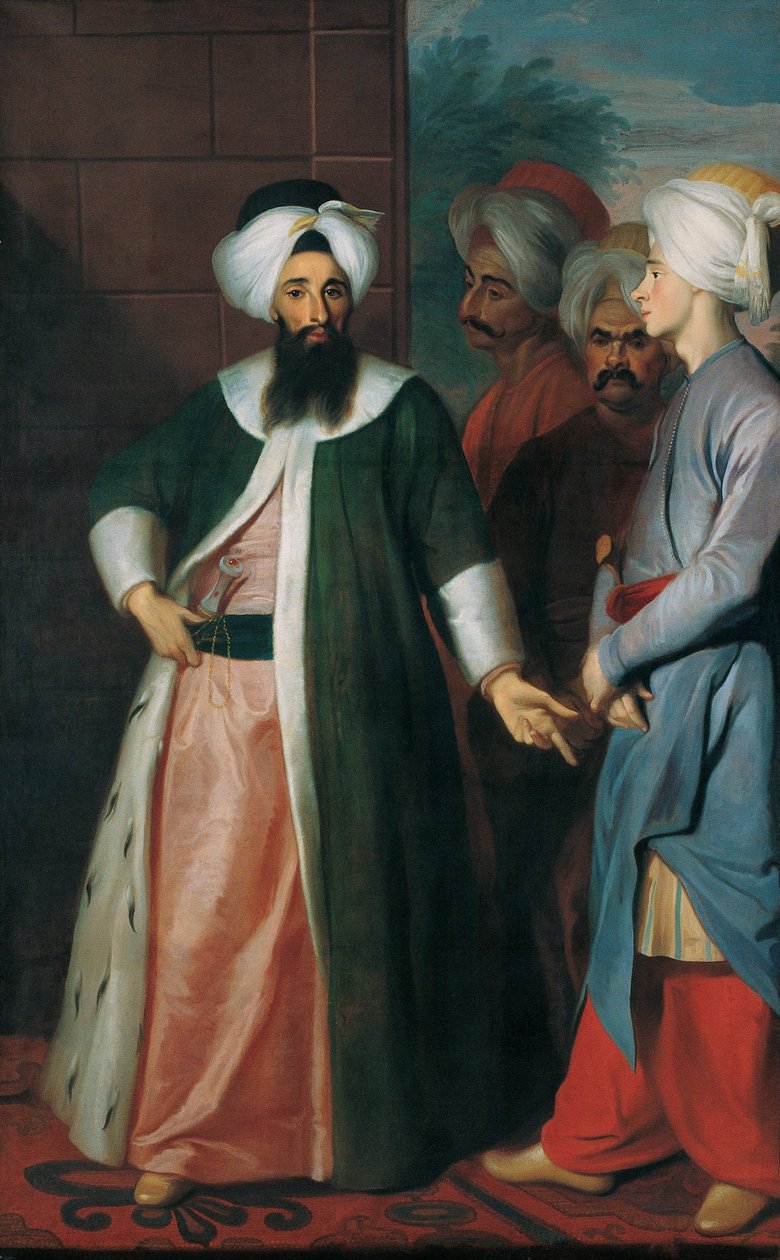 Kozbekçi Mustafa Aa a jeho družina od George Engelhardt Schröder