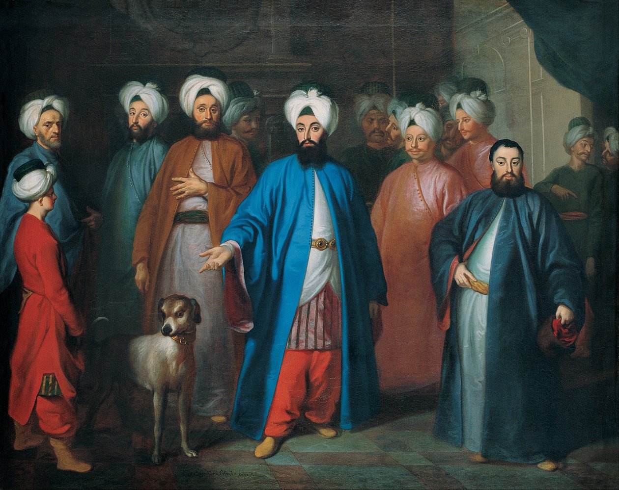 Mehmed Said Efendi a jeho družina od George Engelhardt Schröder