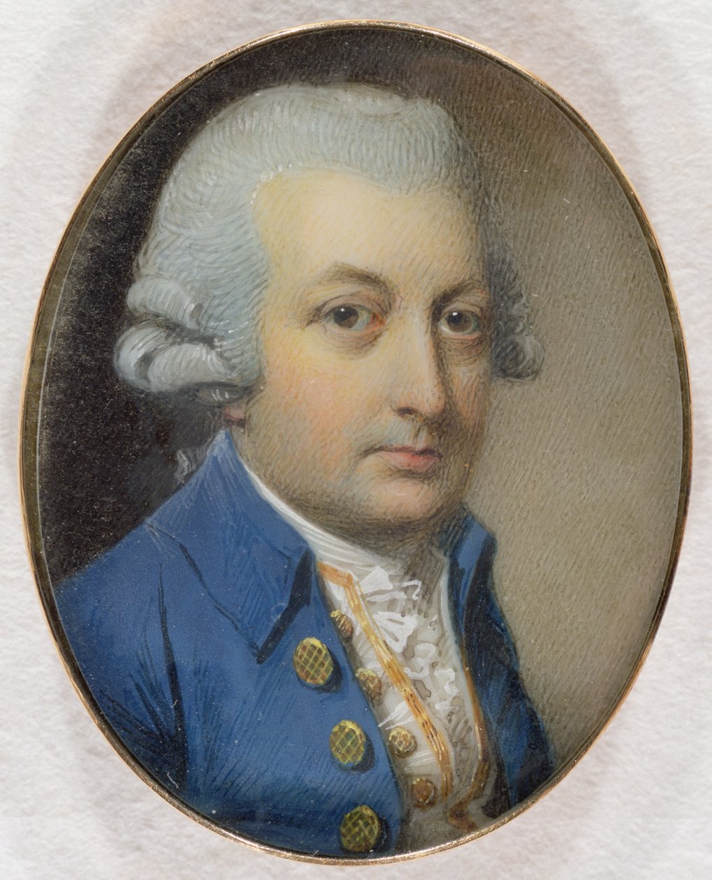 Portrét gentlemana, 1787 (wc a kvaš na slonovině) od George Engleheart