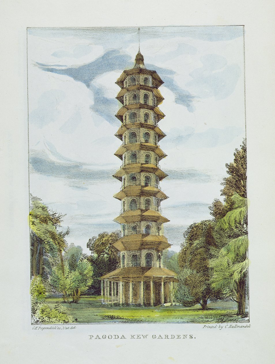 Pagoda, Kew Gardens, deska 9 z 