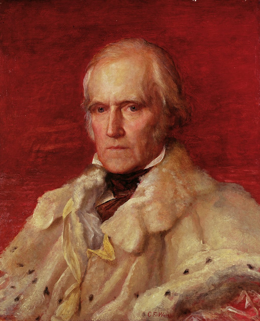 Portrét Stratford Canning (1786-1880), vikomt Stratford de Redcliffe (1856-7) od George Frederick Watts