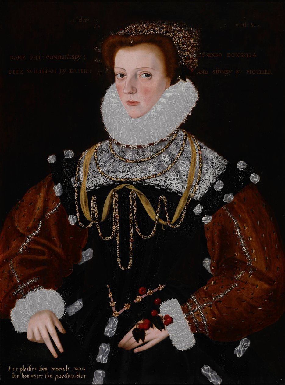 Lady Philippa Coningsby od George Gower
