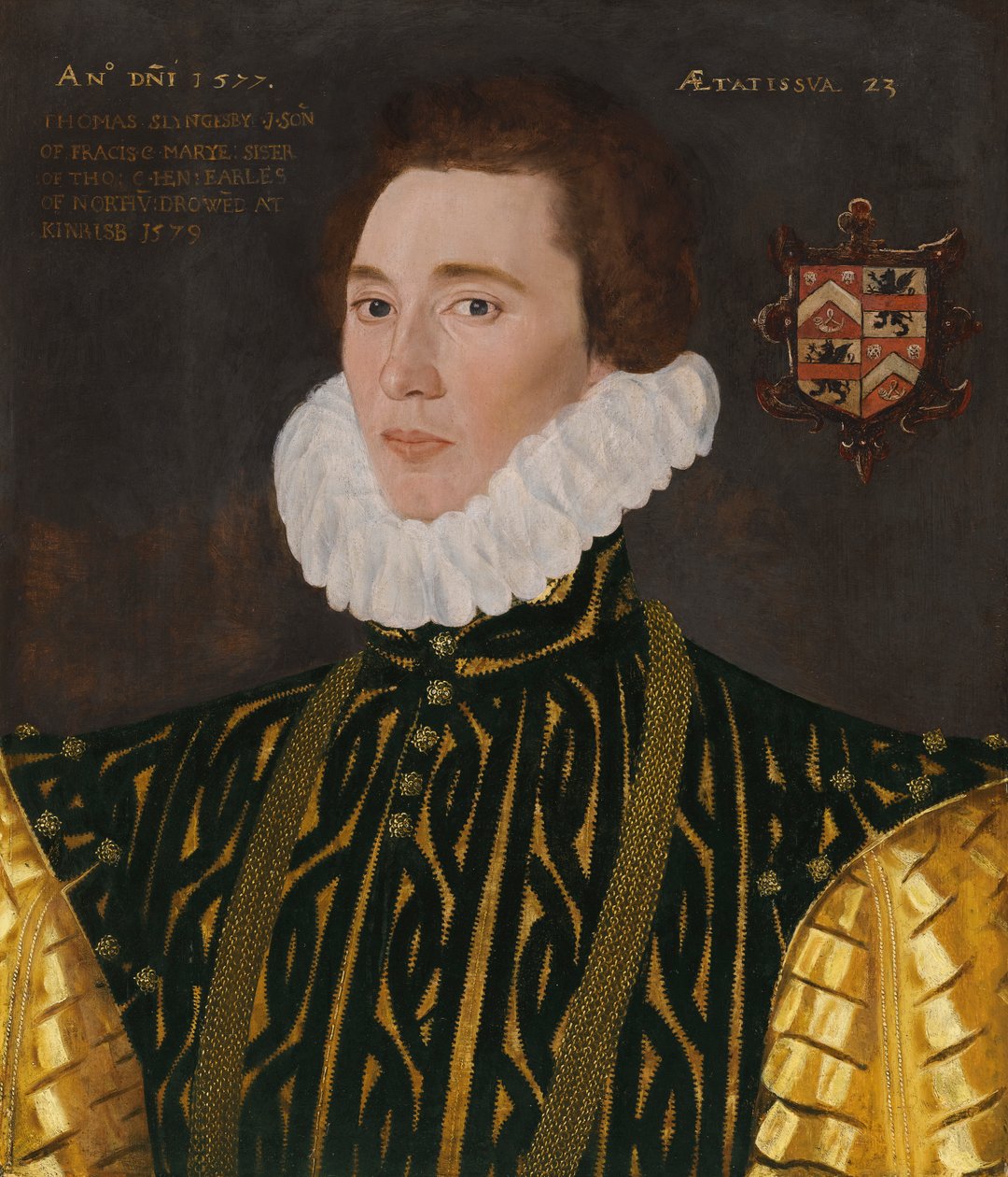 Portrét Thomase Slingsbyho (1556-1579) od George Gower