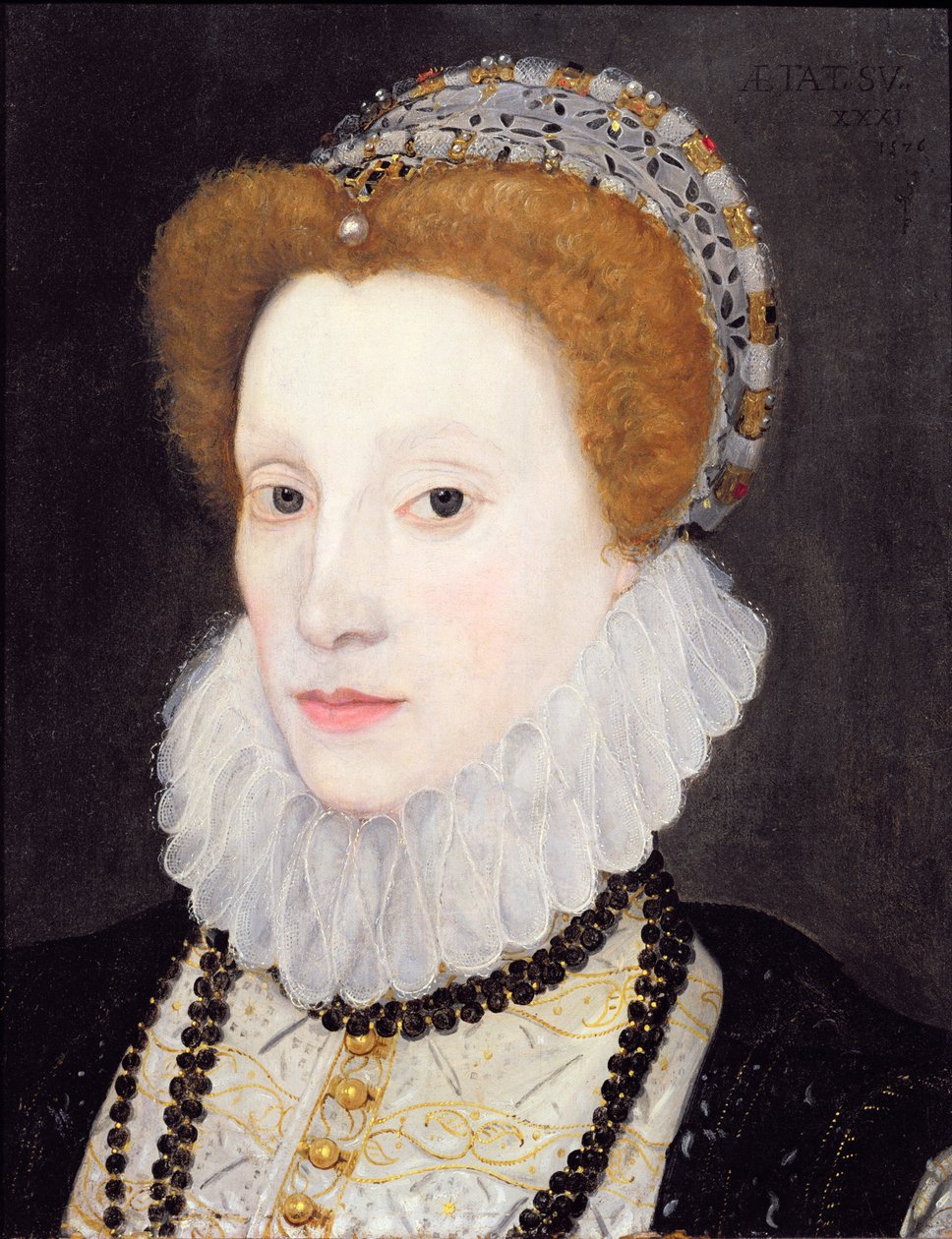 Portrét ženy (říká se, že je Alžběta I.), 1576 od George Gower