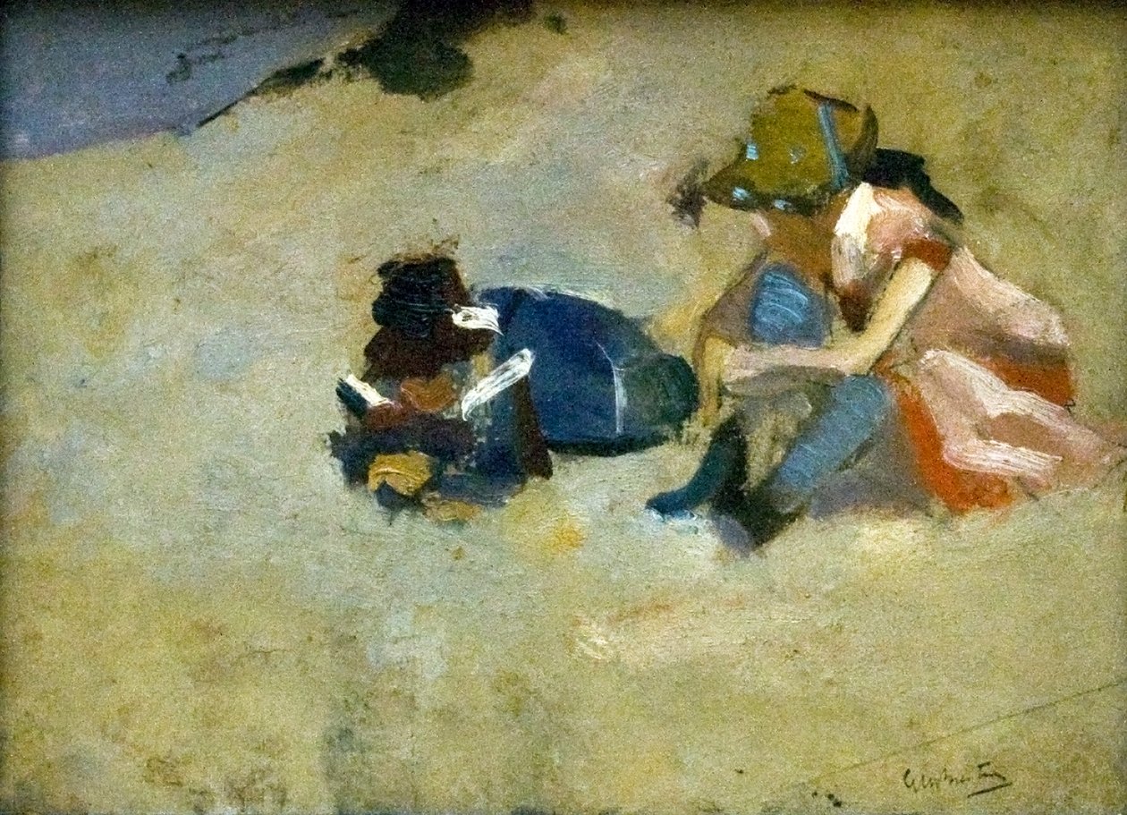 Děti v Dunaji Nederlands: Kinderen in het duinn od George Hendrik Breitner