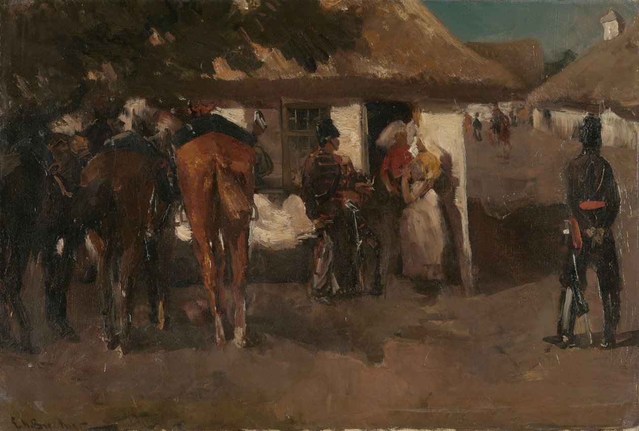 Ubytování vojáků od George Hendrik Breitner