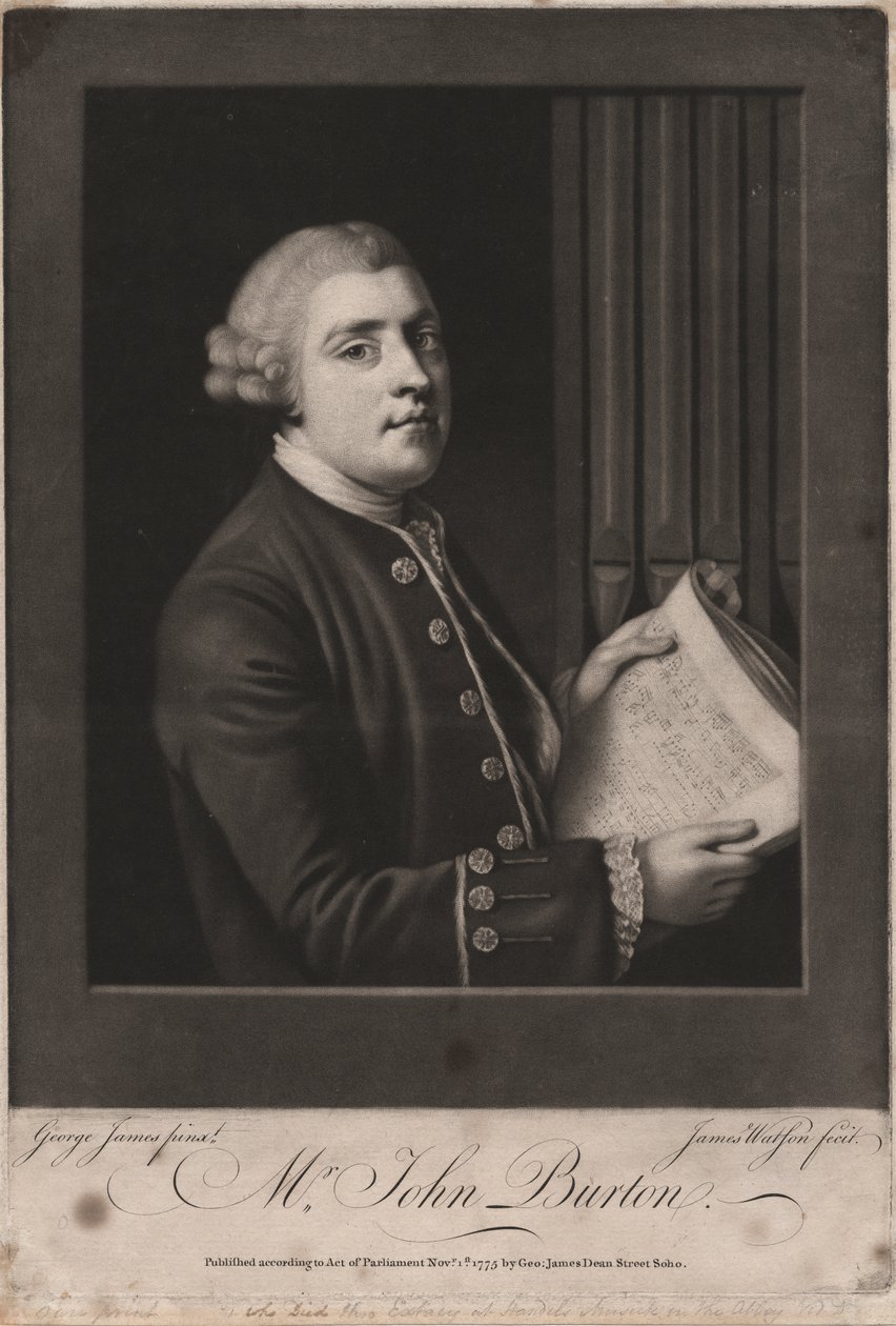 Pan John Burton, vyryl James Watson (asi 1740-90), 1775 (mezzotinta) od George James