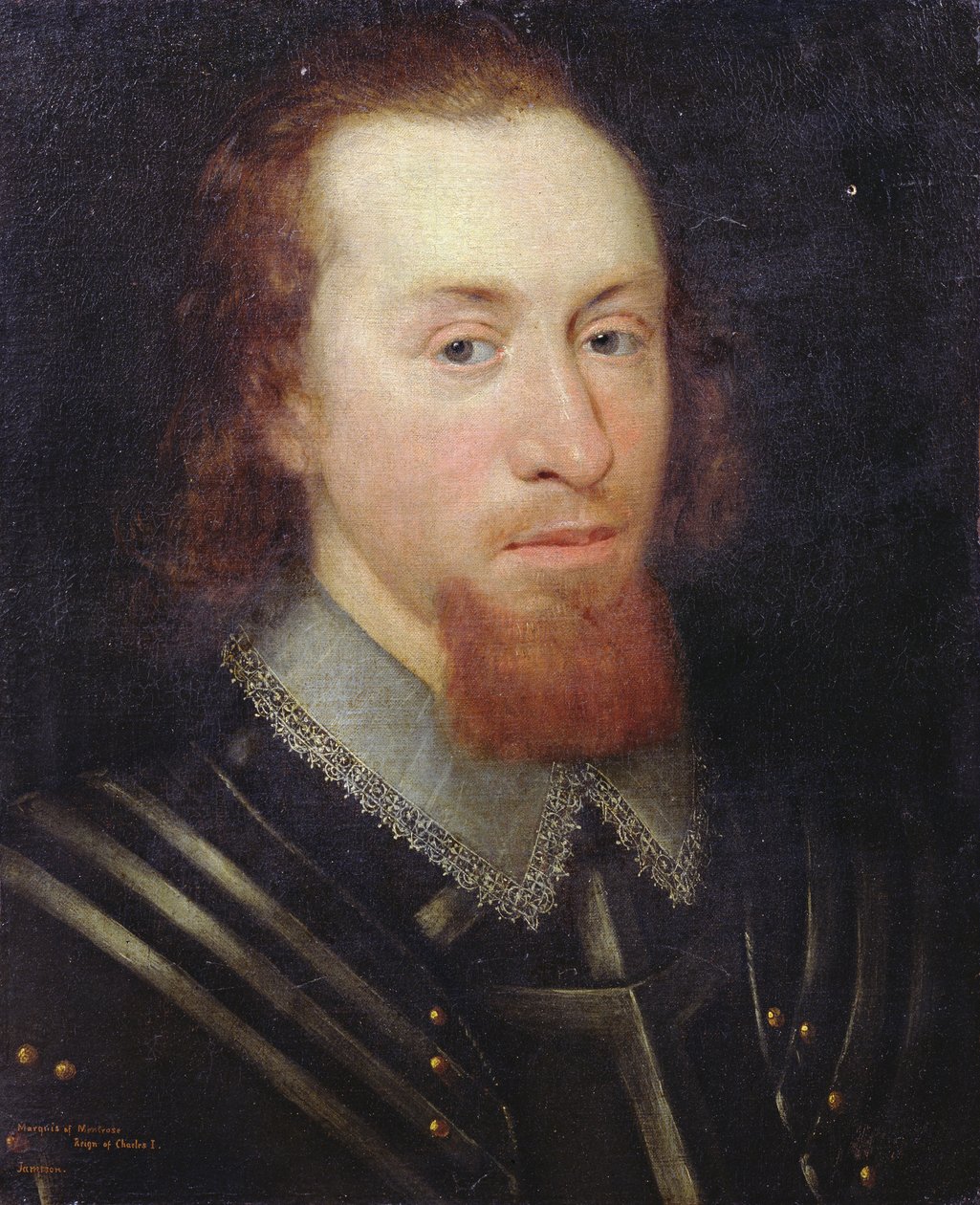 Portrét Jamese Grahama, markýze z Montrose, kolem roku 1640 od George Jamesone