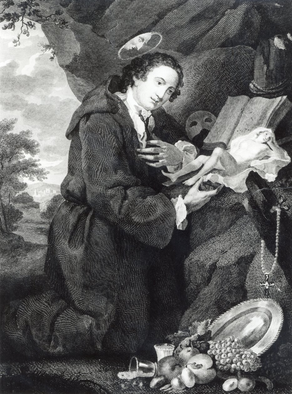 Sir Francis Dashwood (1708-81) uctívající Venuši od George Knapton