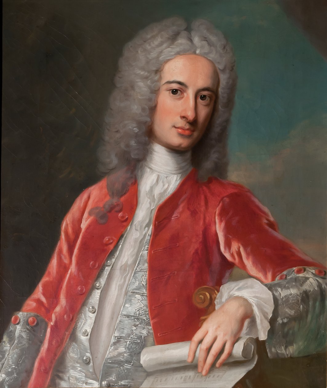 Chytrý Lethieullier, kolem 1730 od George Knapton