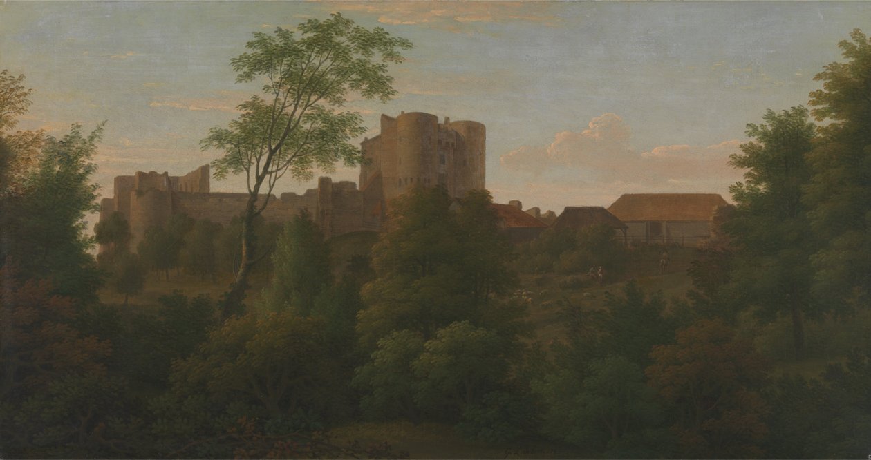 Hrad Saltwood od George Lambert