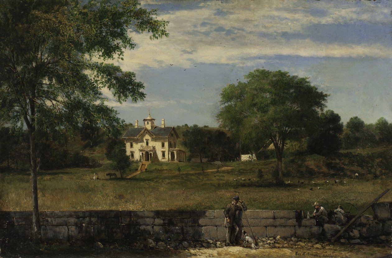 Morning Effect, Medford, Massachusetts, 1861 od George Loring Brown