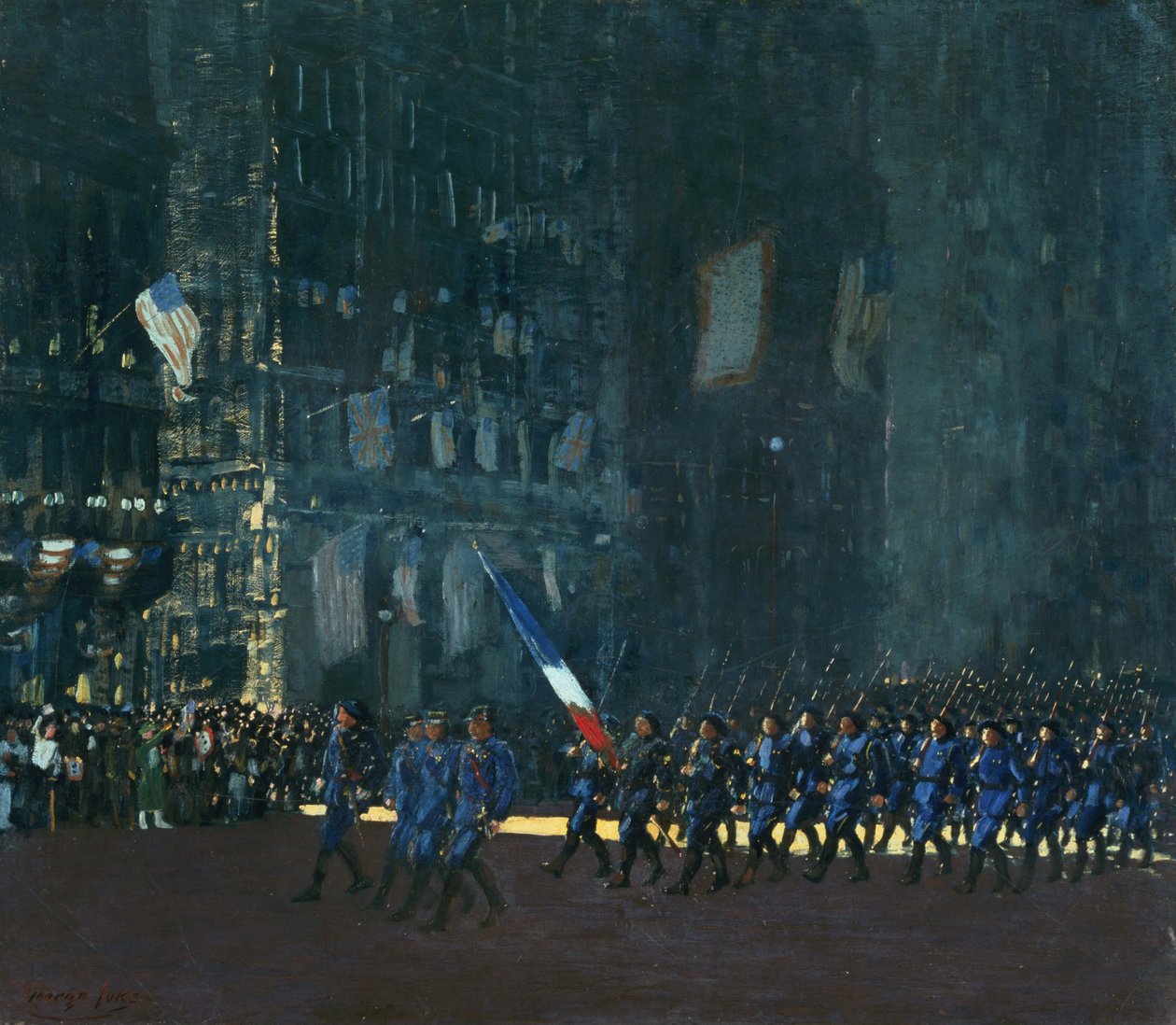 Modří ďáblové na Páté avenue od George Luks