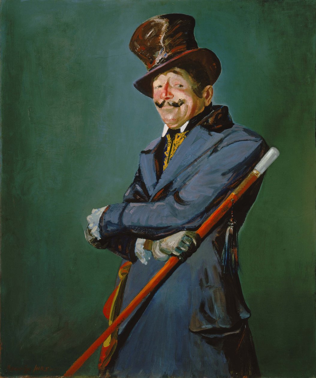 Otis Skinner jako plukovník Philippe Bridau od George Luks