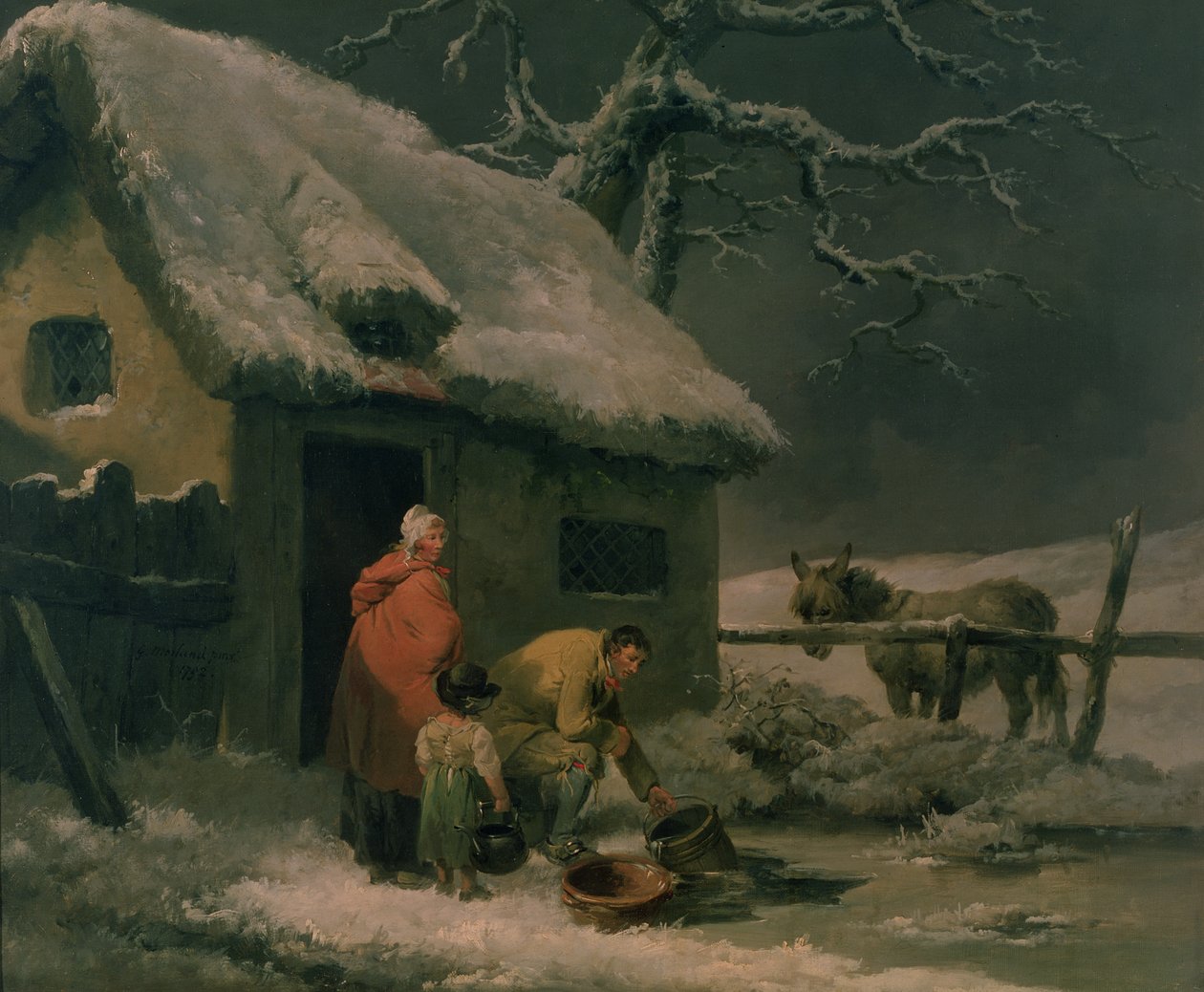 Rozbíjení ledu od George Morland
