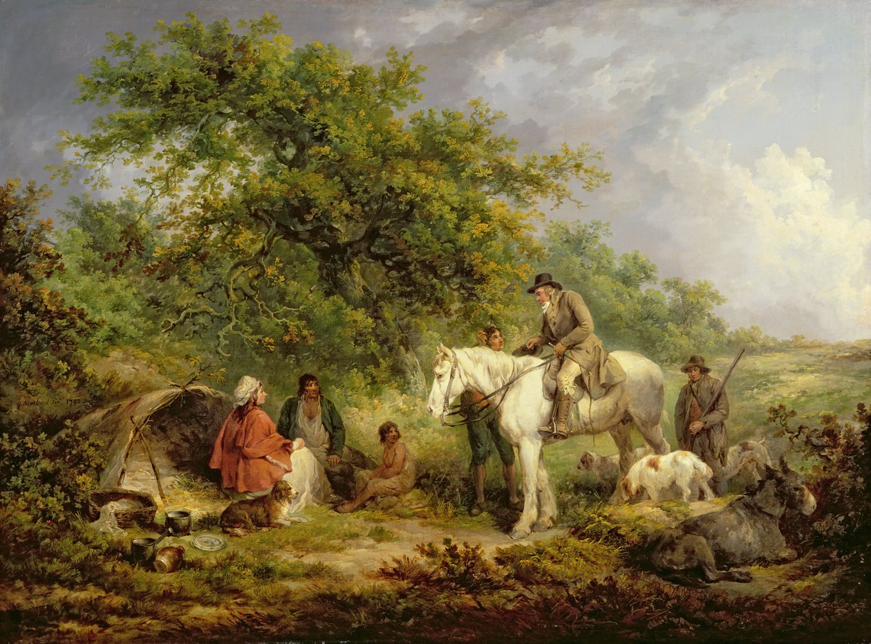 Ráno aneb dobromyslný sportovec, 1792 od George Morland