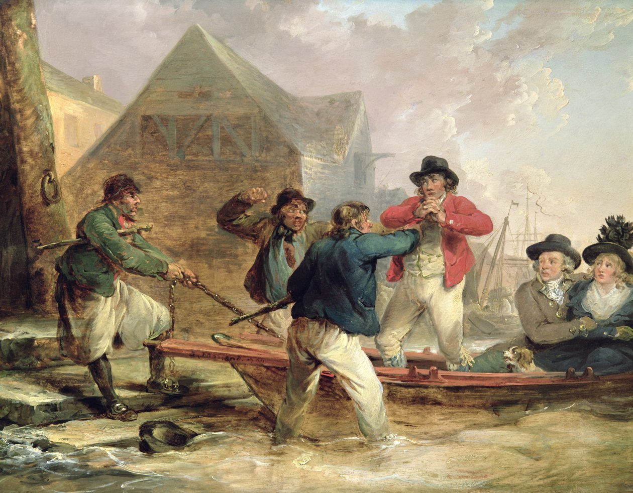 Pressgang, 1790 od George Morland