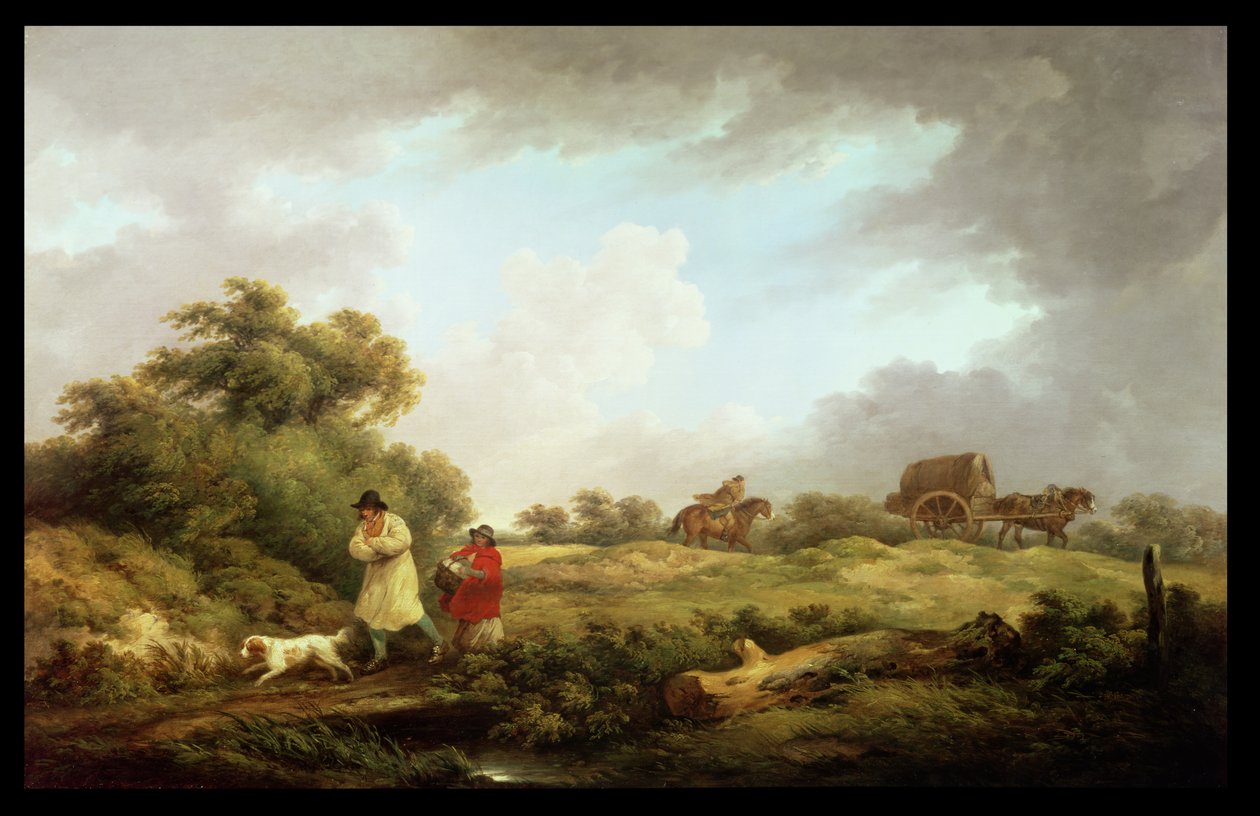 Větrný den od George Morland