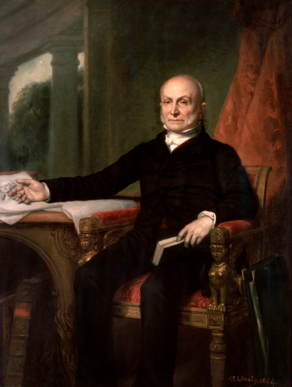 John Quincy Adams od George Peter Alexander Healy