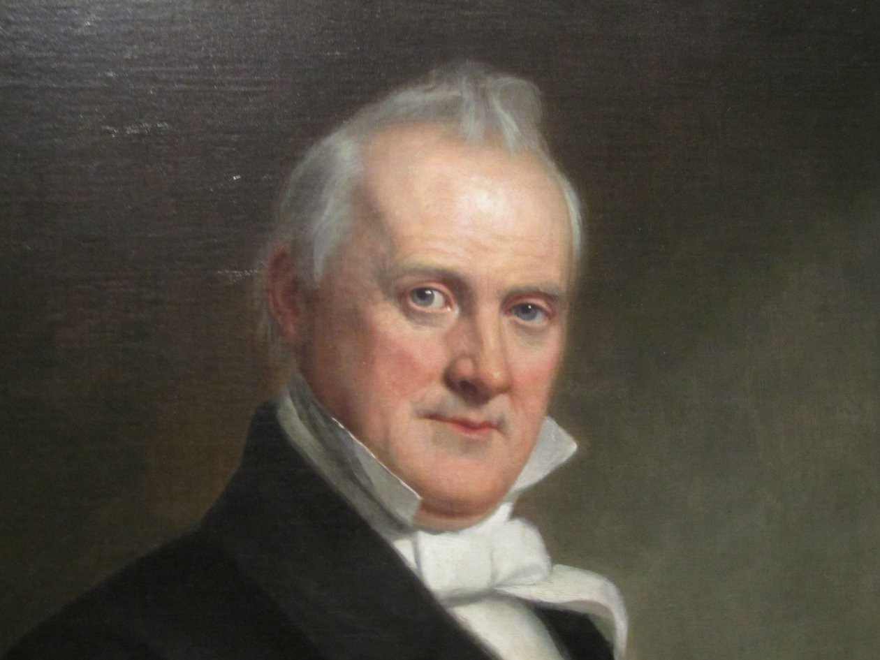 Portrét Jamese Buchanana detail od George Peter Alexander Healy