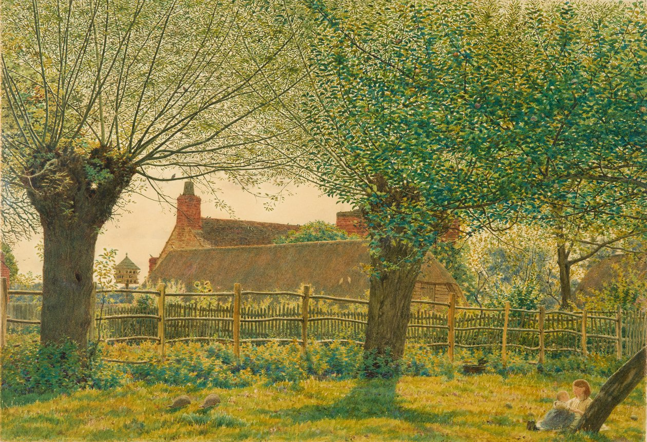 V Binsey, poblíž Oxfordu, 1862 od George Price Boyce