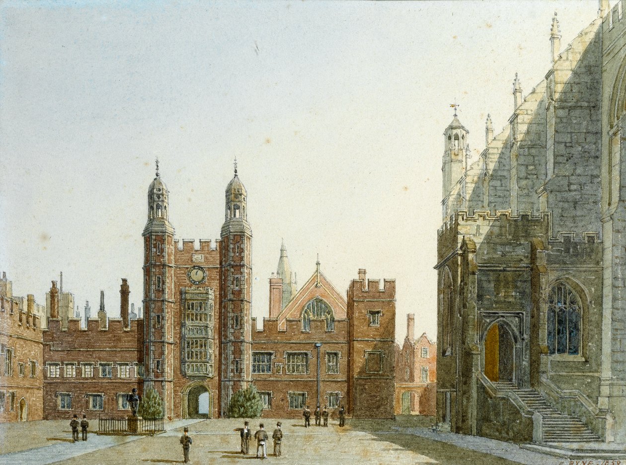Eton College, 1859 (wc na papíře) od George Pyne