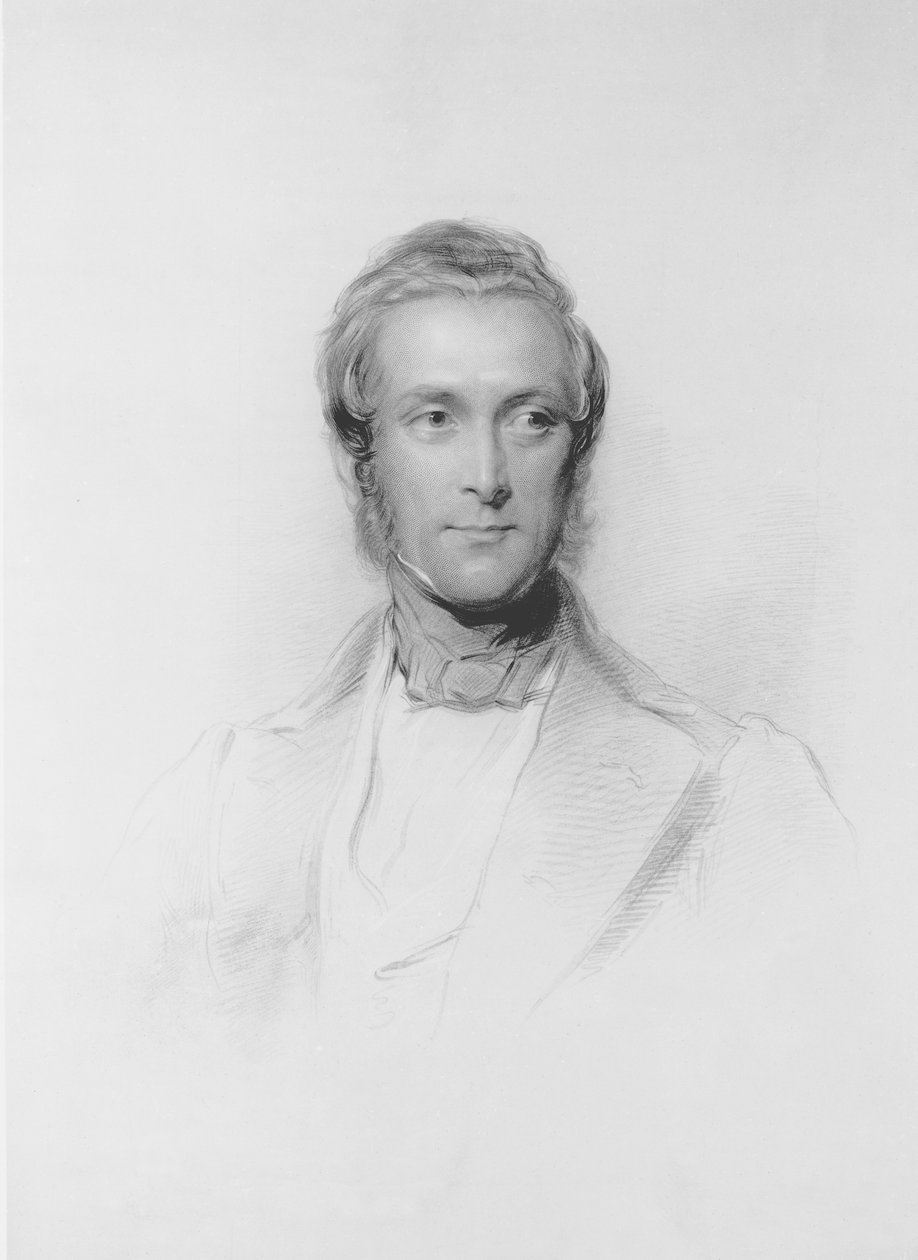 Portrét Jamese Ramsaye, 10. hraběte a prvního markýze z Dalhousie (1812-60) od George Richmond