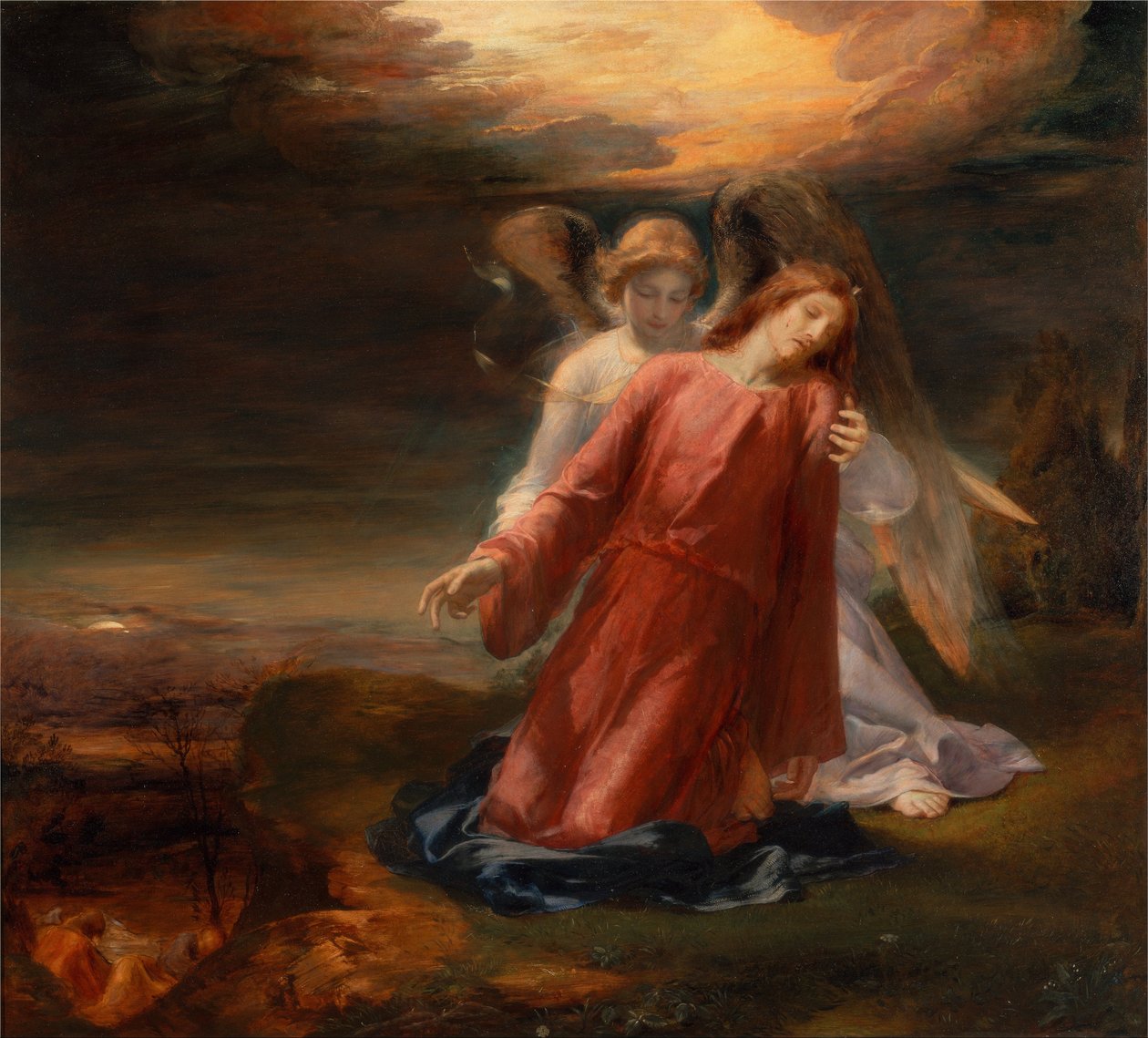 Agónie v zahradě od George Richmond
