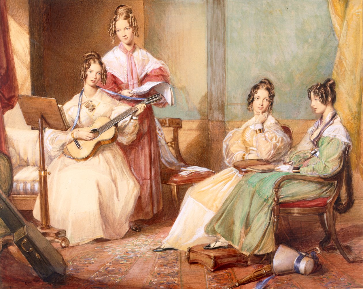 Čtyři dcery arcibiskupa Sumnera, 1833 od George Richmond