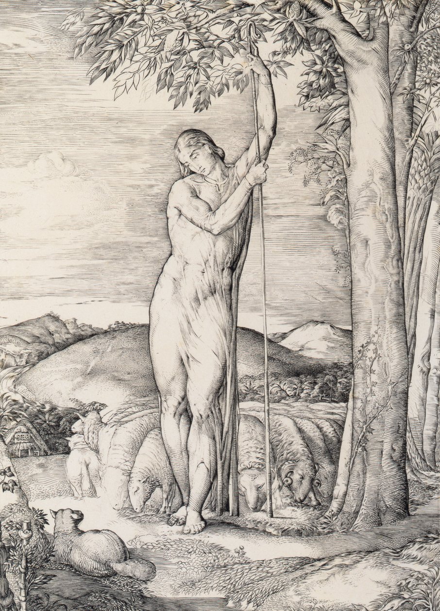 Pastýř, 1828 od George Richmond