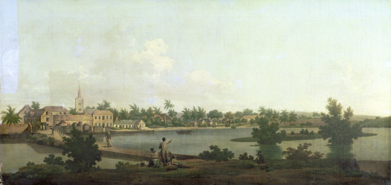 Jamajská krajina, asi 1775 od George Edward Robertson