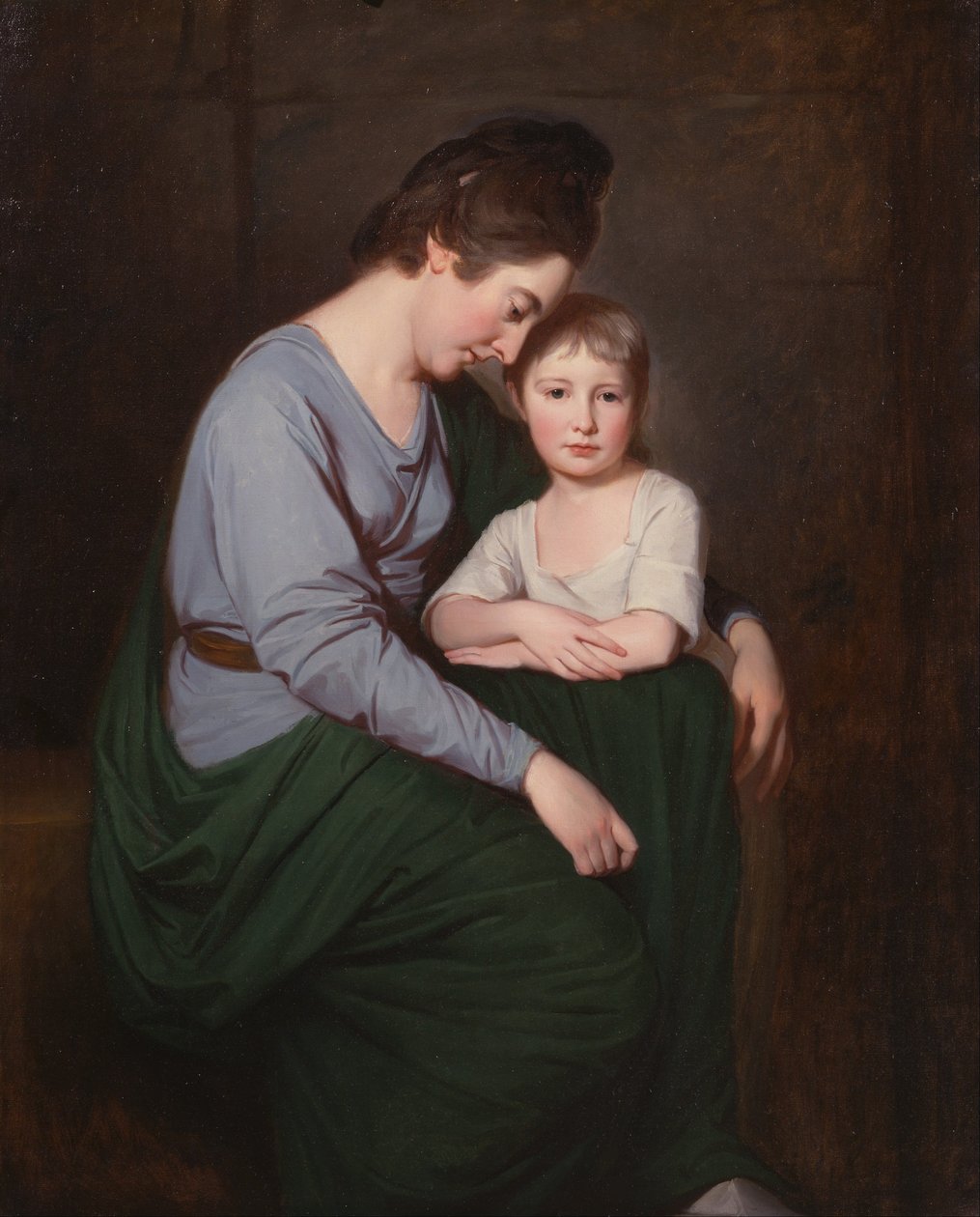 Ann Wilson se svou dcerou, Sybil od George Romney