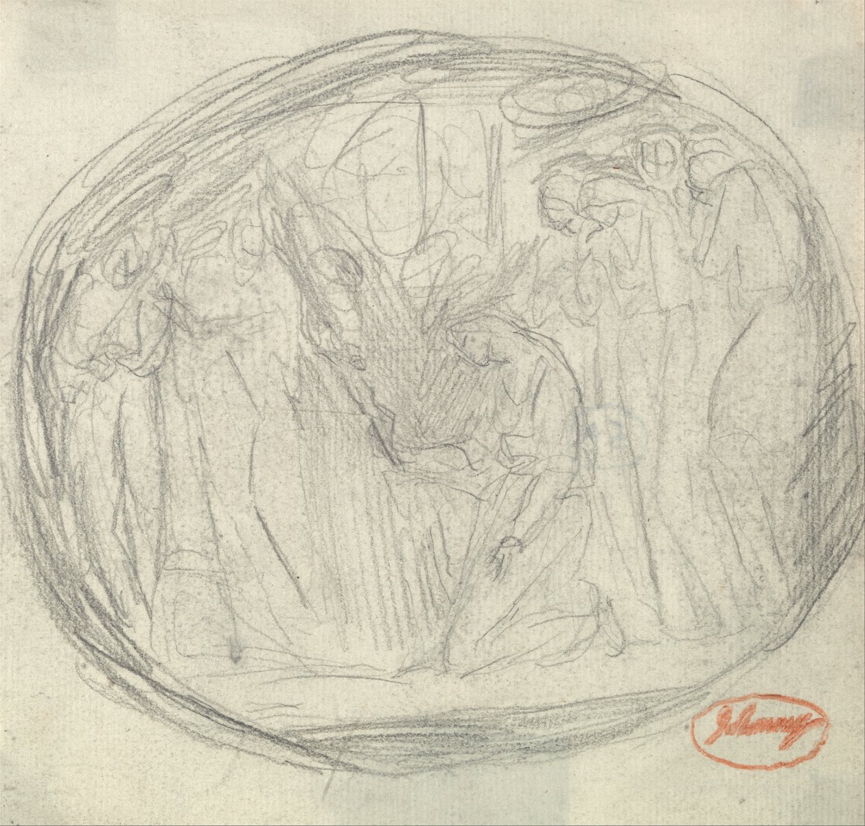 Poprava Marie Stuartové od George Romney