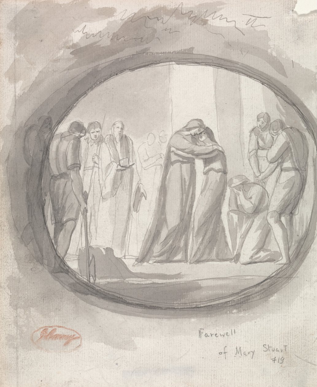 Rozloučení s Mary Stuart od George Romney