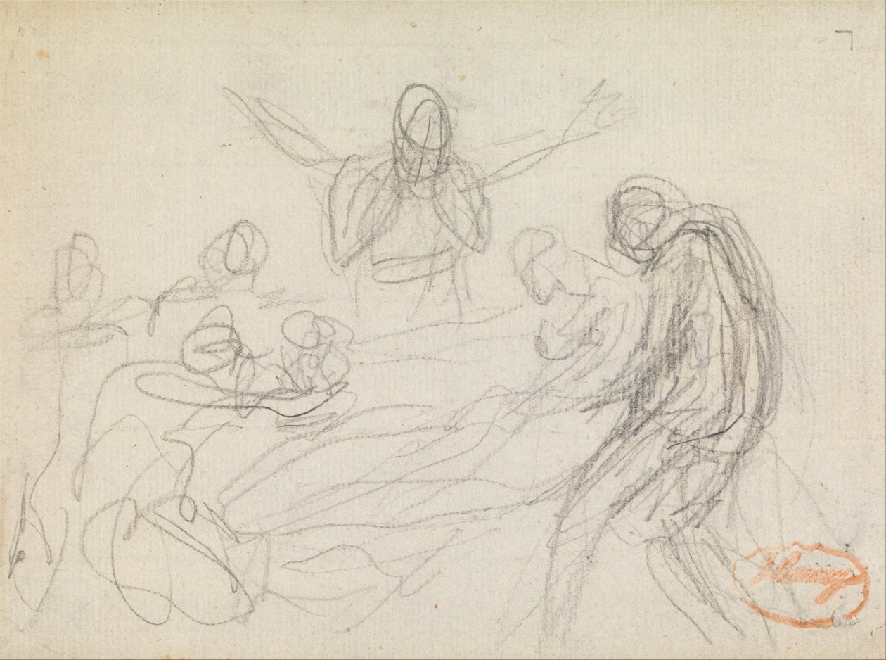Studie složení obrázku 11 od George Romney
