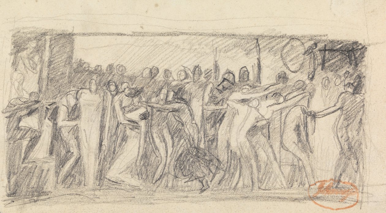 Studie složení obrázku 24 od George Romney
