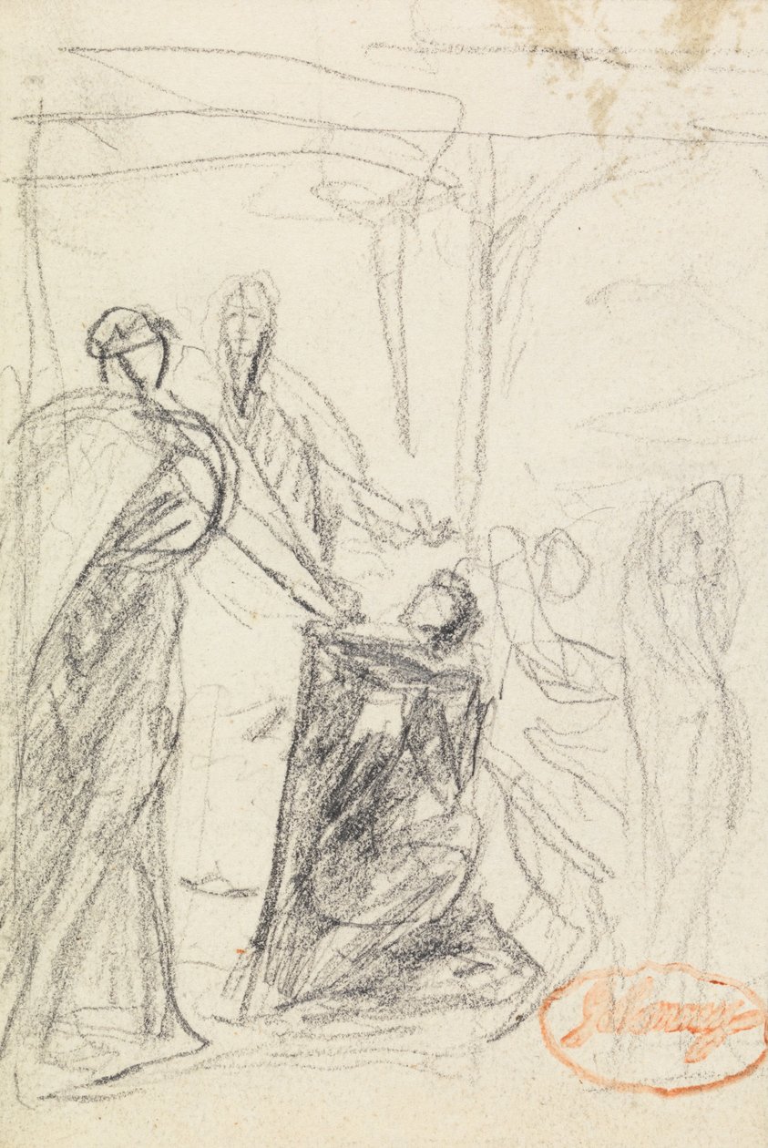 Studie složení obrázku 40 od George Romney