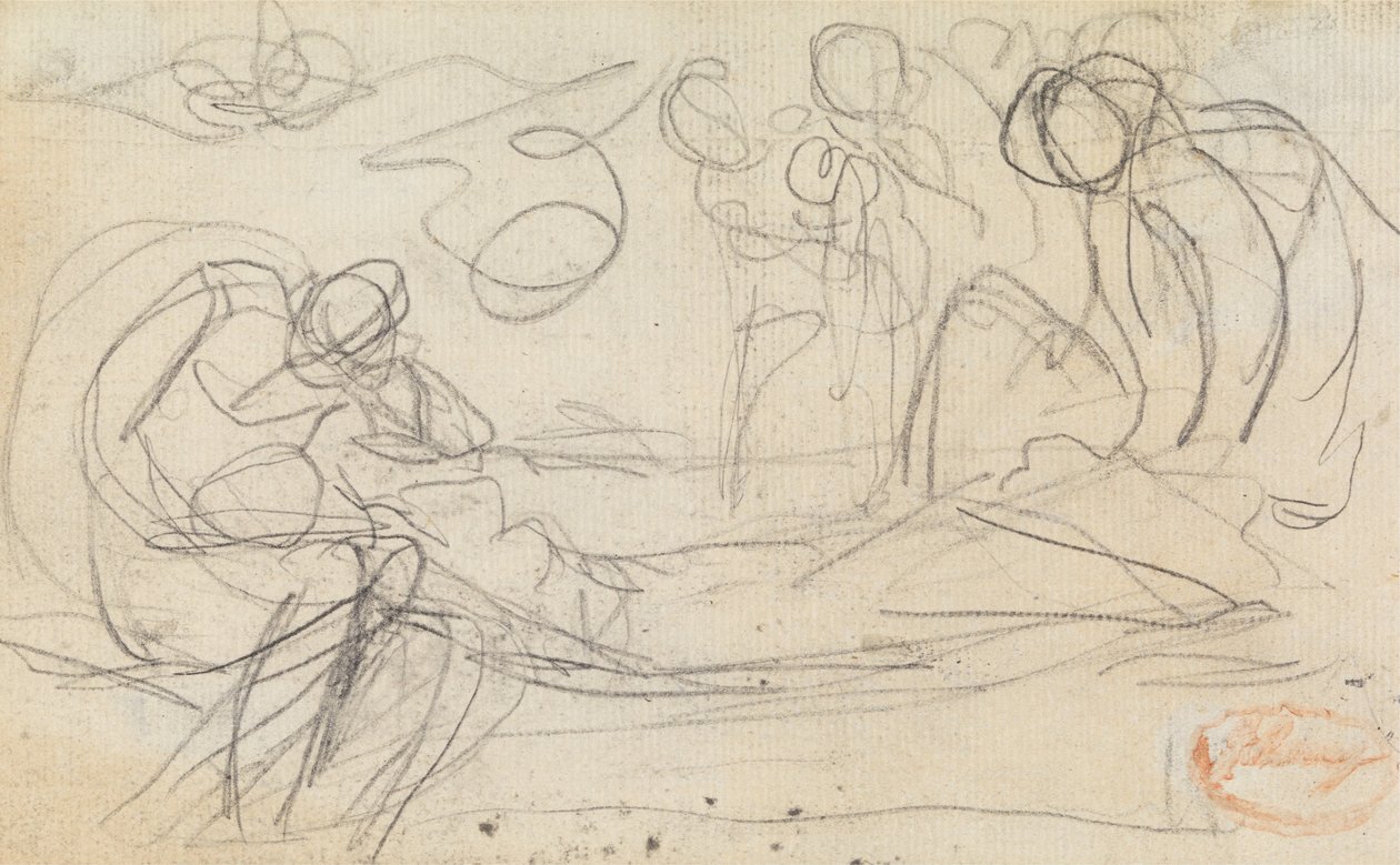 Studie složení obrázku 50 od George Romney