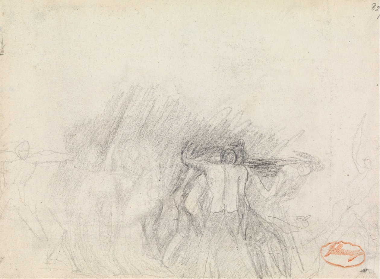 Studie složení obrázku 50 od George Romney