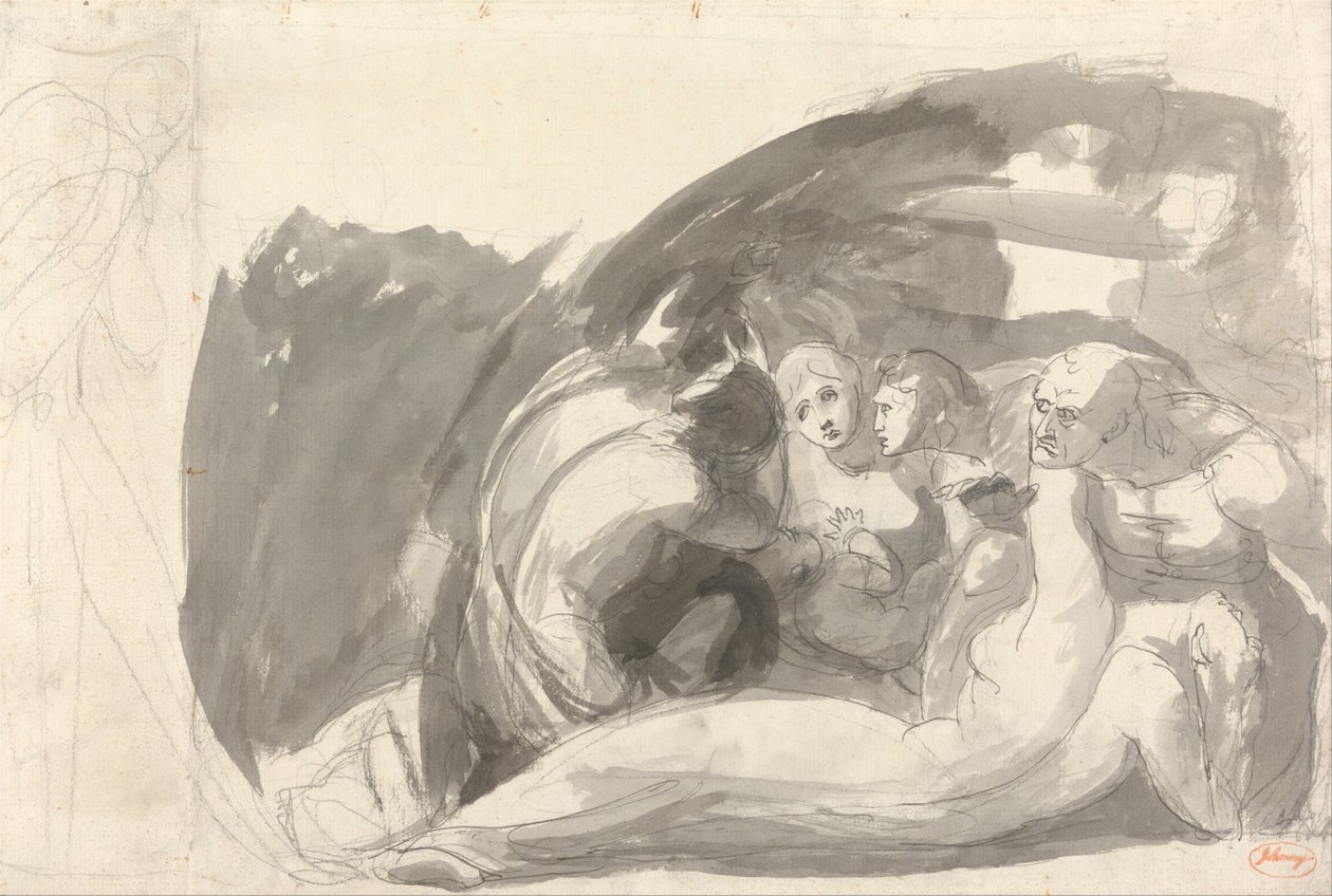 Howard na návštěvě ve vězení od George Romney