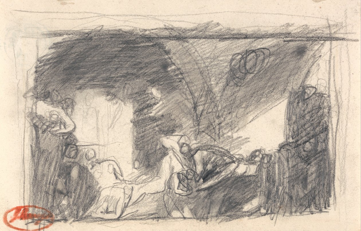 Howard na návštěvě ve vězení od George Romney